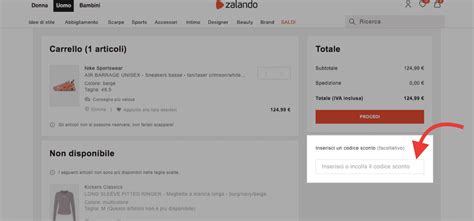 codice promozionale zalando.